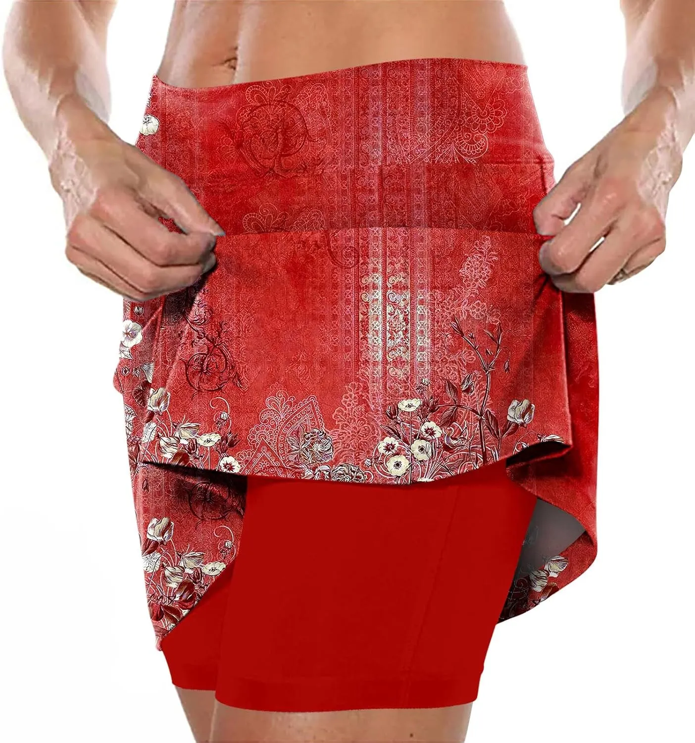 aihihe Pleated Skirts for Women Plus Size Leather Plus Size Golf Skirts for Curvy Women Womens Shorts with Pockets Plus Size
