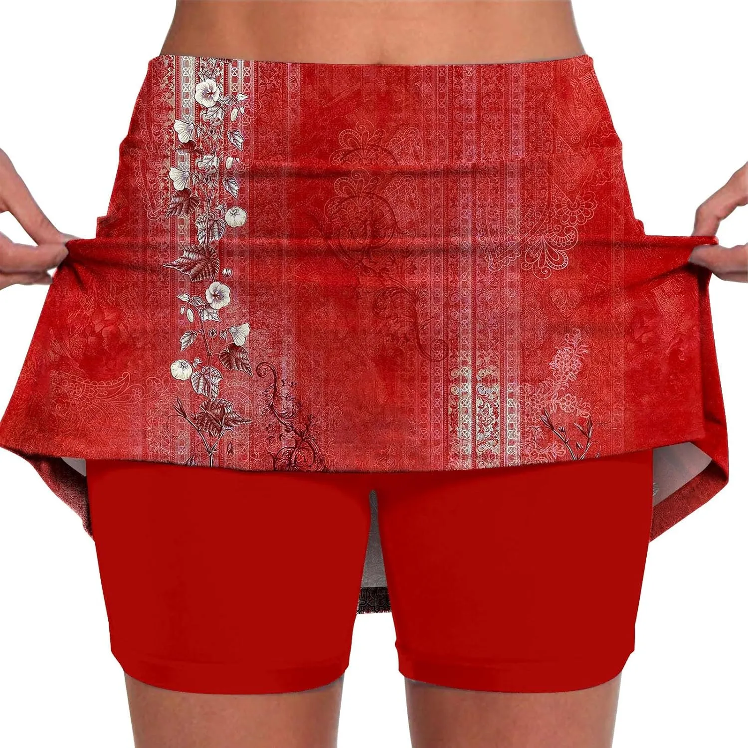 aihihe Pleated Skirts for Women Plus Size Leather Plus Size Golf Skirts for Curvy Women Womens Shorts with Pockets Plus Size