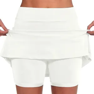 aihihe Pleated Skirts for Women Plus Size Leather Plus Size Golf Skirts for Curvy Women Womens Shorts with Pockets Plus Size