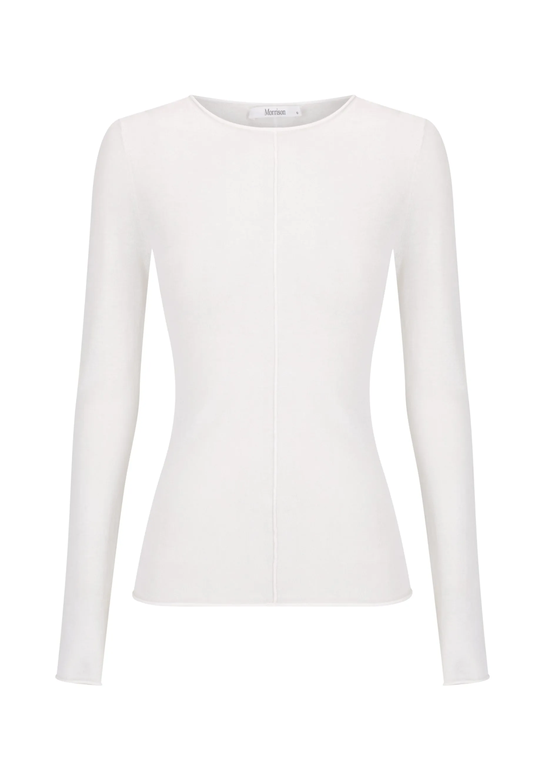 Aston Knit Pullover_White