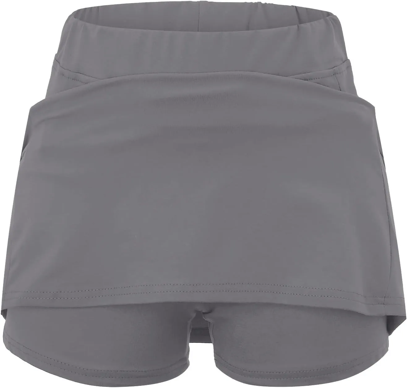 Athletic Skorts for Women Plus Size Tummy Control Tennis Yoga Shorts Hight Waist Solid Comfy Elastic Gym Skirts