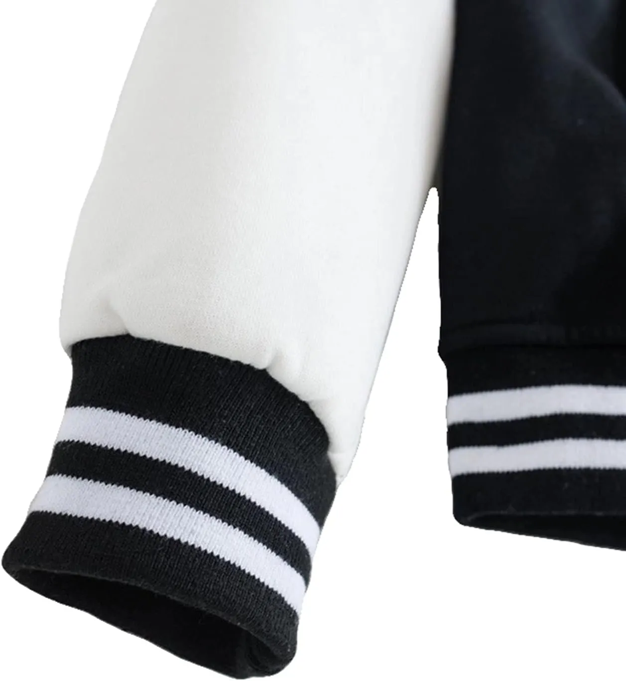 babyhealthy Women's Men's Varsity Baseball Jacket Casual Letterman Bomber Jacket Windbreaker Lightweight Jacket Coat