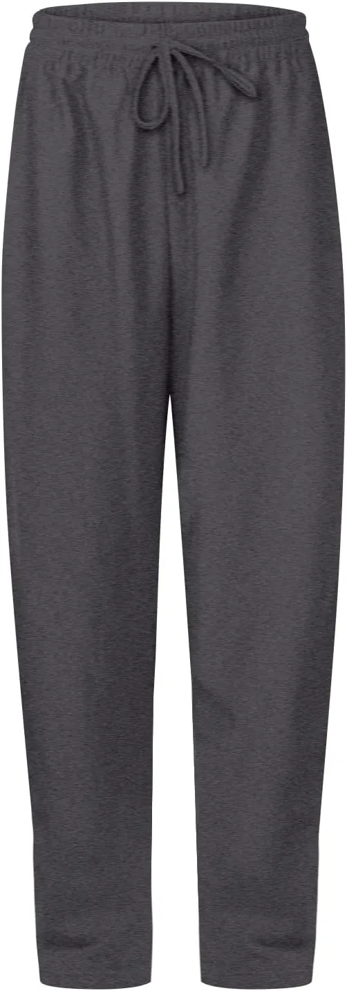 Baggy Wide Leg Sweatpants for Women Fleece Joggers with Pockets Comfy High Waist Lounge Pants Drawstring Sweat Pants
