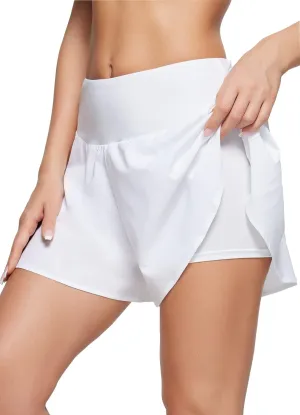 baleaf Women's Swim Shorts Bottoms High Waisted Board Shorts Tummy Control Flowy Swimsuit Bathing Suit with Liner