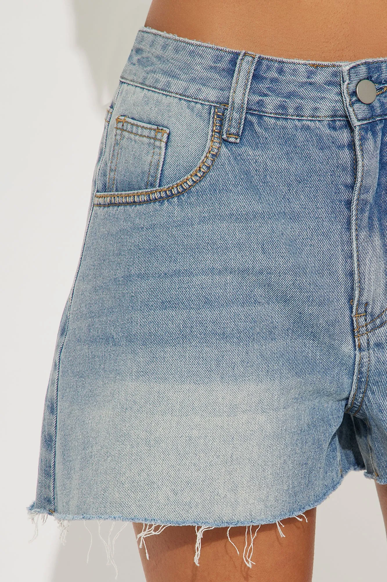 Beach House A-Line Denim Shorts - Medium Wash