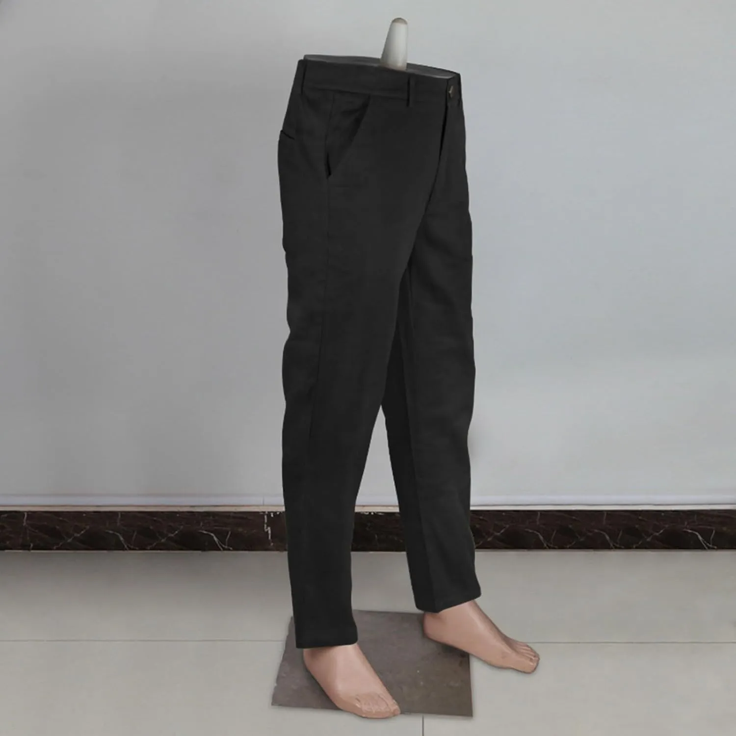 Business Casual Suit Pants for Men Slim Fit Formal Work Dress Pants Gentle Bridegroom Wedding Guest Straight Trousers