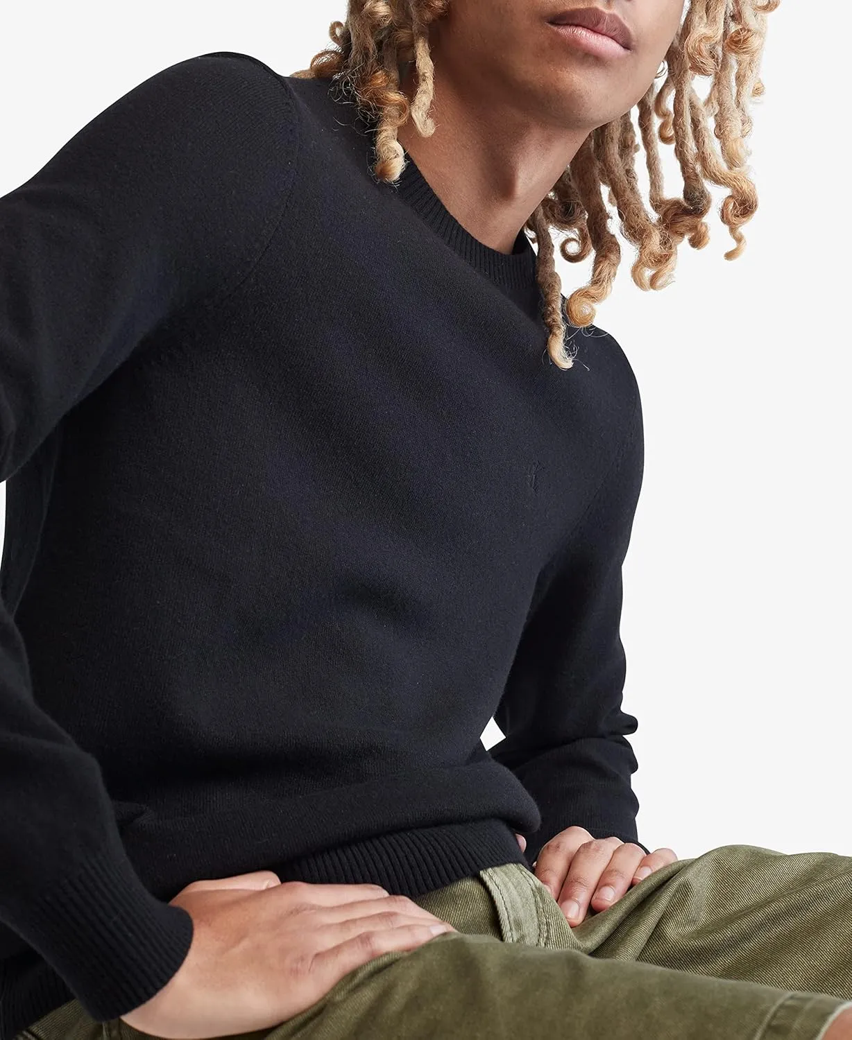 Calvin Klein Men's Merino Wool Blend Crewneck Sweater