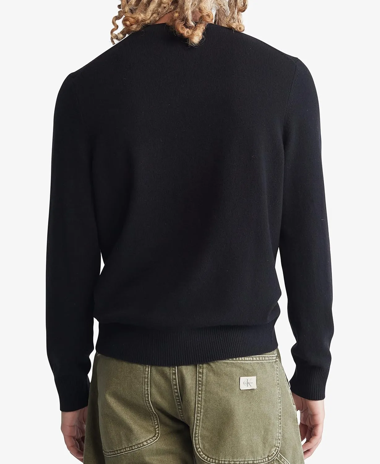Calvin Klein Men's Merino Wool Blend Crewneck Sweater