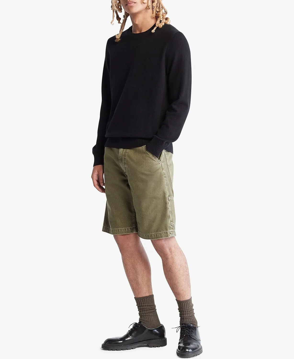 Calvin Klein Men's Merino Wool Blend Crewneck Sweater