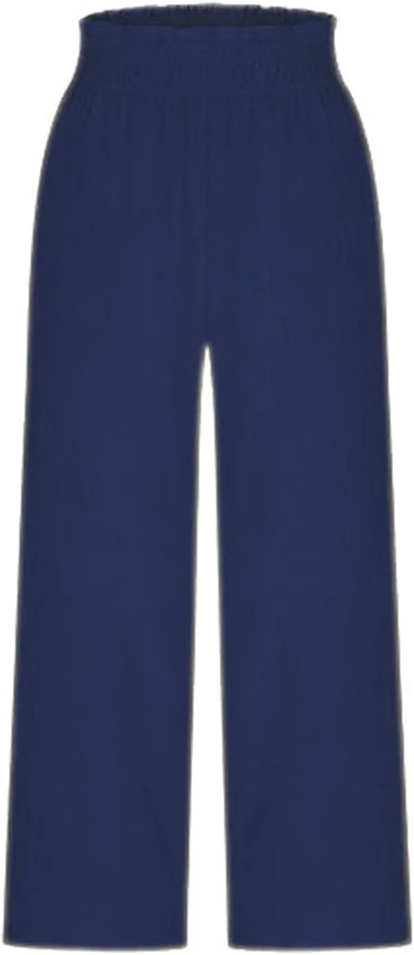 Cargo Capris for Women Casual 2025 Summer Drawstring Elastic High Waist Linen Pants Cropped Comfy Trousers