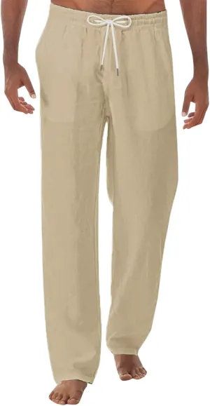 Casual Work Pants for Men Slim Stretch Chino Trousers Men's Slim-Fit Wrinkle- Flat-Front Chino Pants for Fall Men