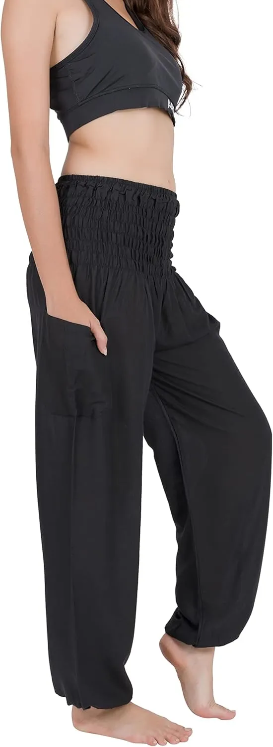 CHAINUPON Harem Pants Women Flowy Trouser Yoga Boho Hippie Clothes