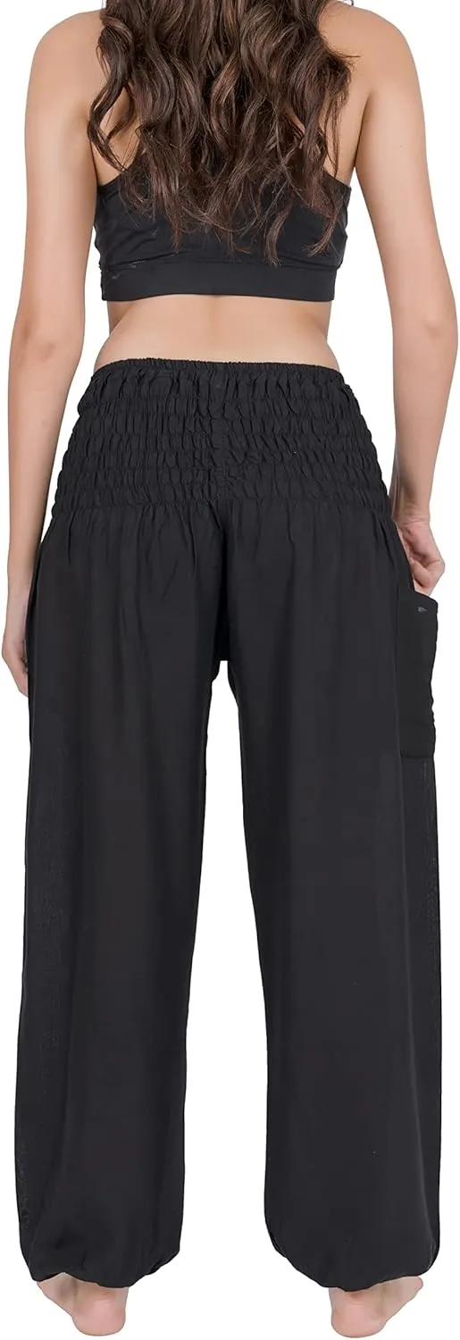 CHAINUPON Harem Pants Women Flowy Trouser Yoga Boho Hippie Clothes
