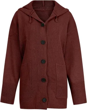 ChicCrate Women's Knit Open Front Cardigan Sweaters 2025 Fall Winter Clothes Long Sleeve Solid Color Jackets Trendy Outwear