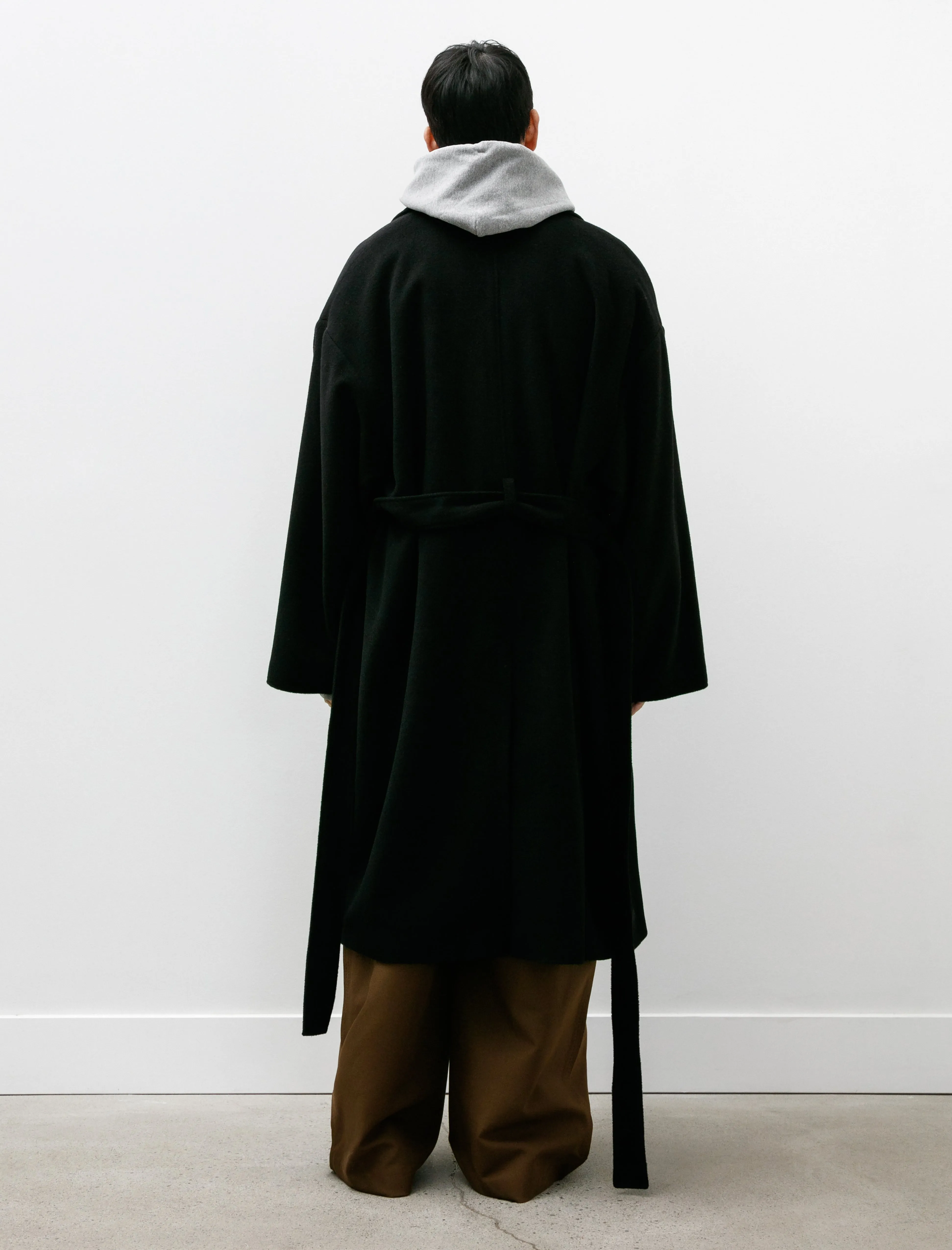 Double Breasted Coat Black