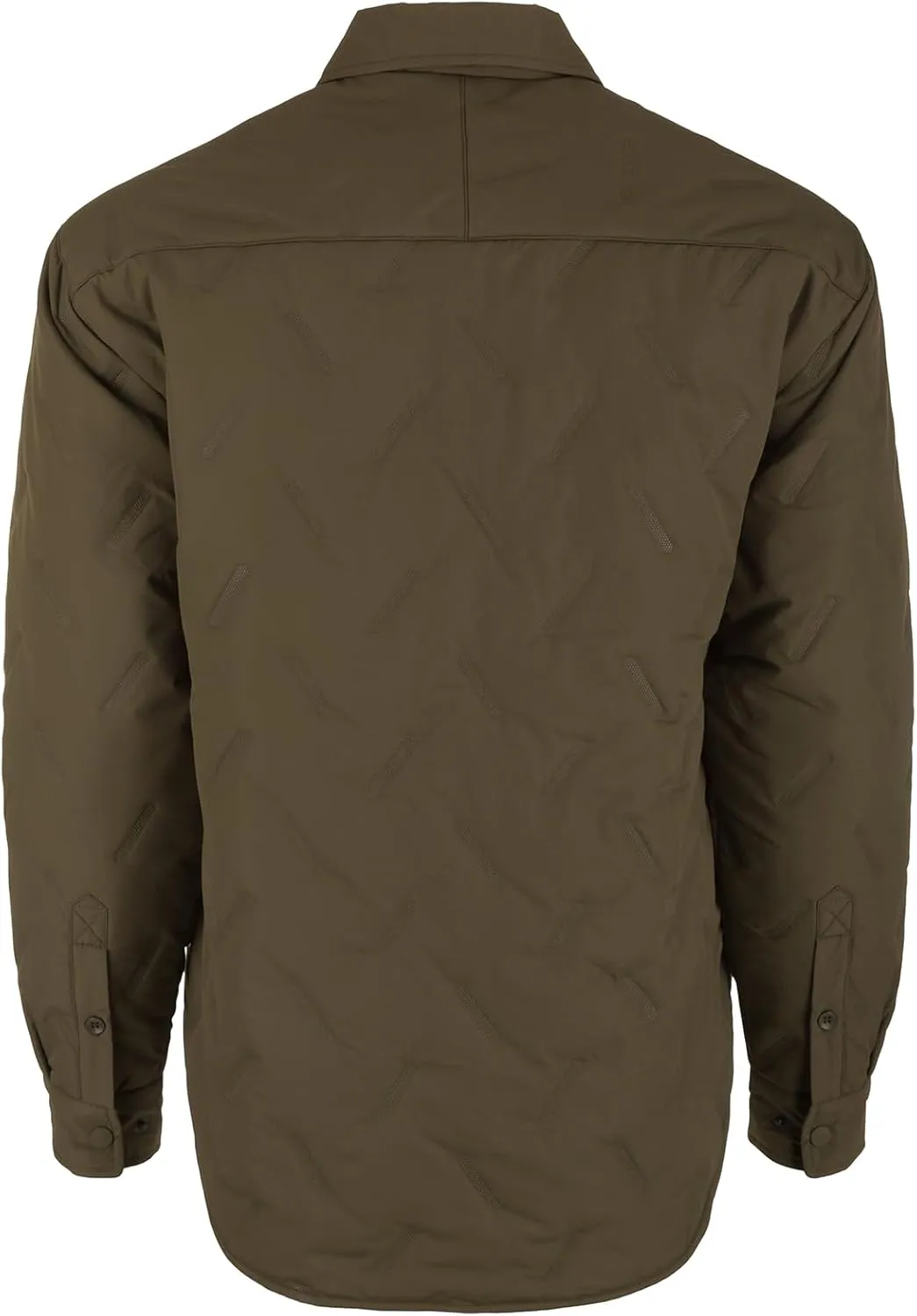 DRAKE Men's LST Double Down Jac-Shirt Insulated Water-Repellent Resistant Quilted Button-Down Outdoor Hunting Hiking Jacket