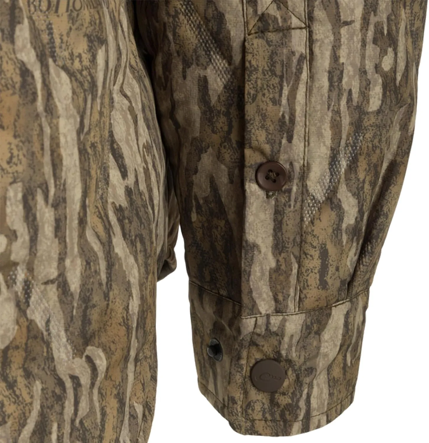 DRAKE Men's LST Double Down Jac-Shirt Insulated Water-Repellent Resistant Quilted Button-Down Outdoor Hunting Hiking Jacket