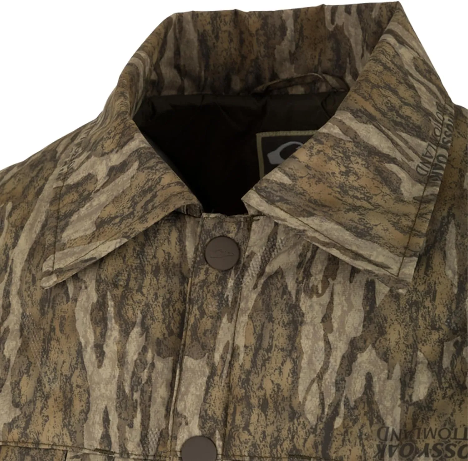 DRAKE Men's LST Double Down Jac-Shirt Insulated Water-Repellent Resistant Quilted Button-Down Outdoor Hunting Hiking Jacket