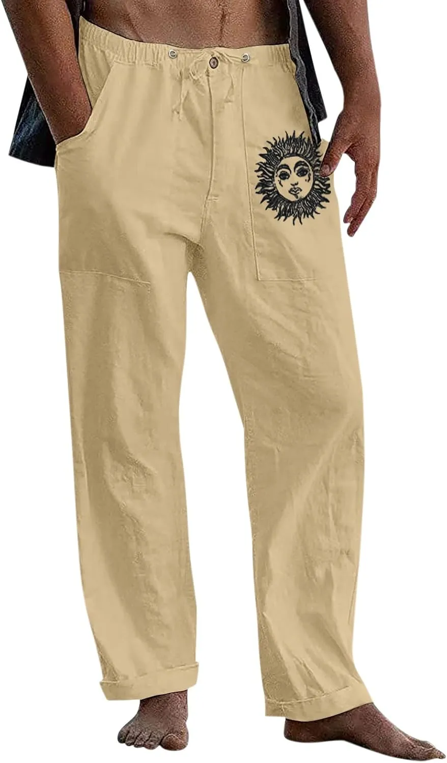 Dress Trousers for Men Mens Cargo Work Trouser Mens Cargo Trousers Cotton Slim Fit Chinos Men's Fleece Sweatpants
