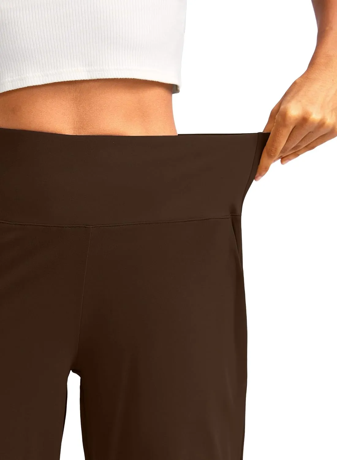 G Gradual Women's 12" Bermuda Long Shorts with Pockets High Waisted Stretch Knee Length Shorts for Women Summer Walking