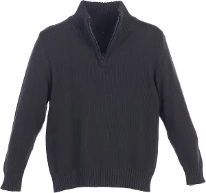 Gioberti Boy's Knitted Half Zip 100% Cotton Sweater