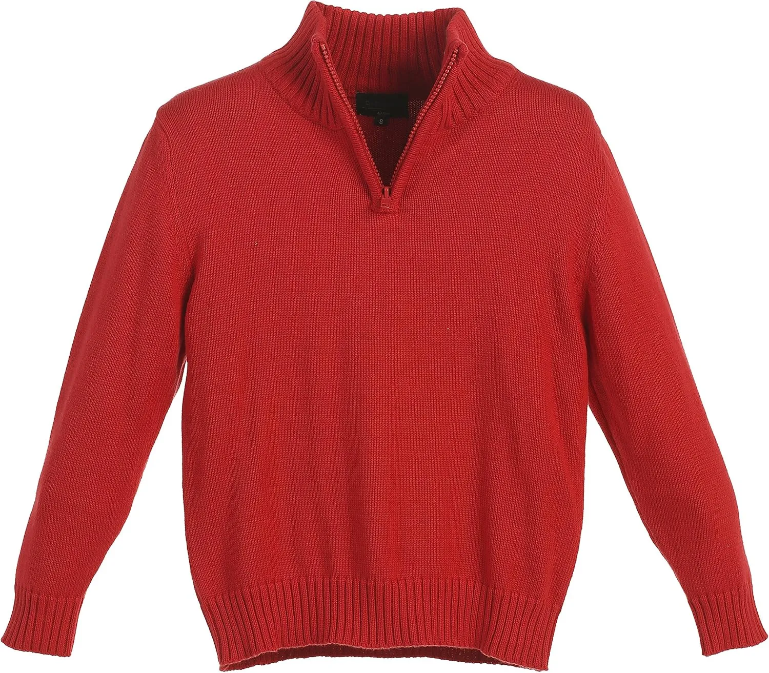 Gioberti Boy's Knitted Half Zip 100% Cotton Sweater