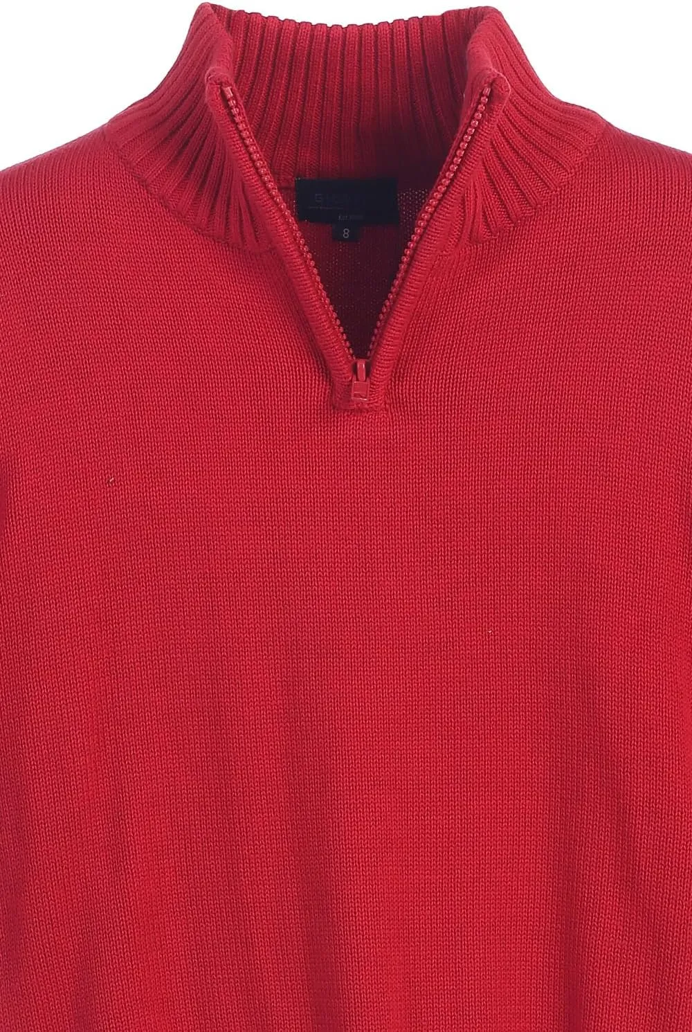 Gioberti Boy's Knitted Half Zip 100% Cotton Sweater