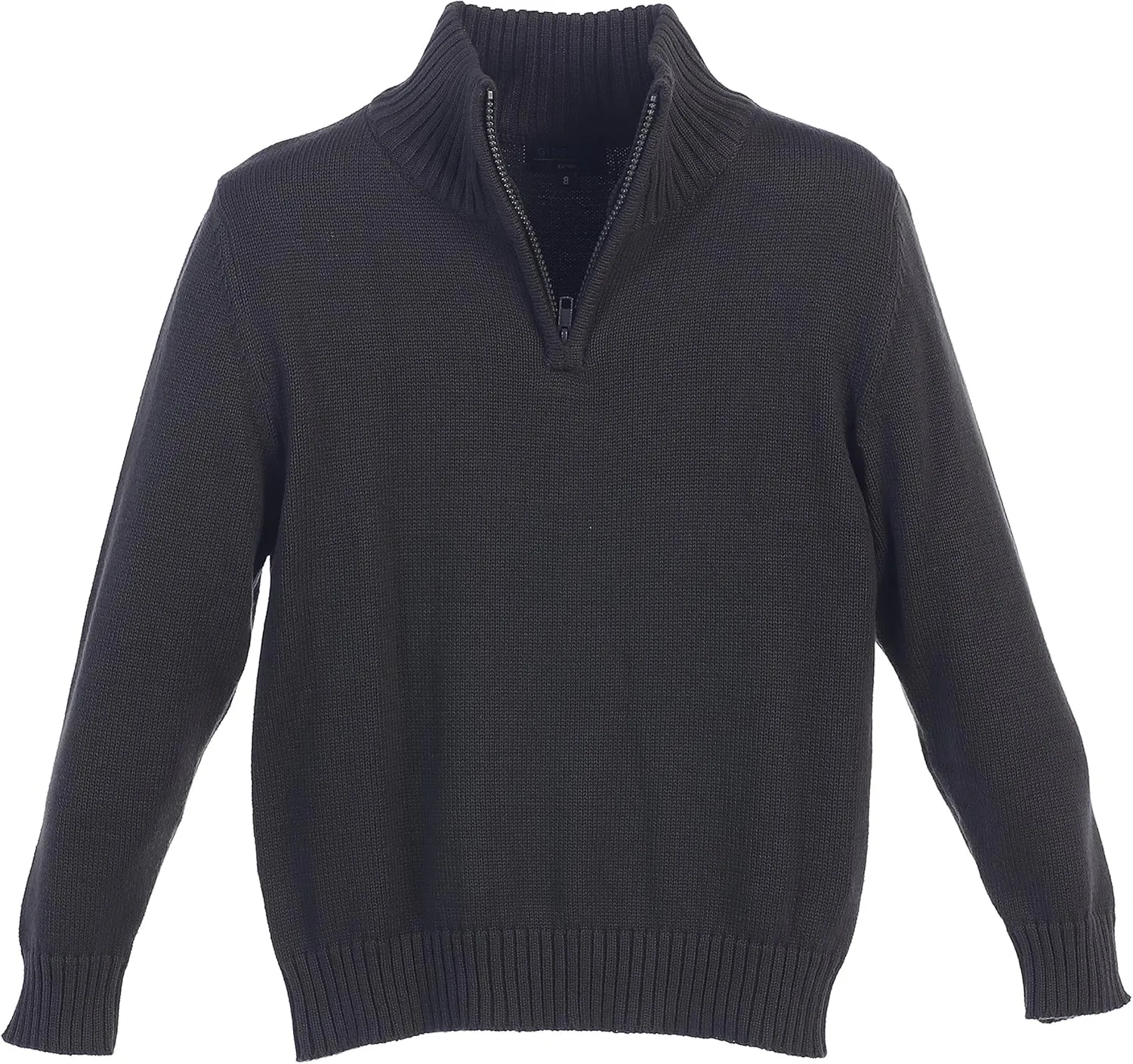 Gioberti Boy's Knitted Half Zip 100% Cotton Sweater