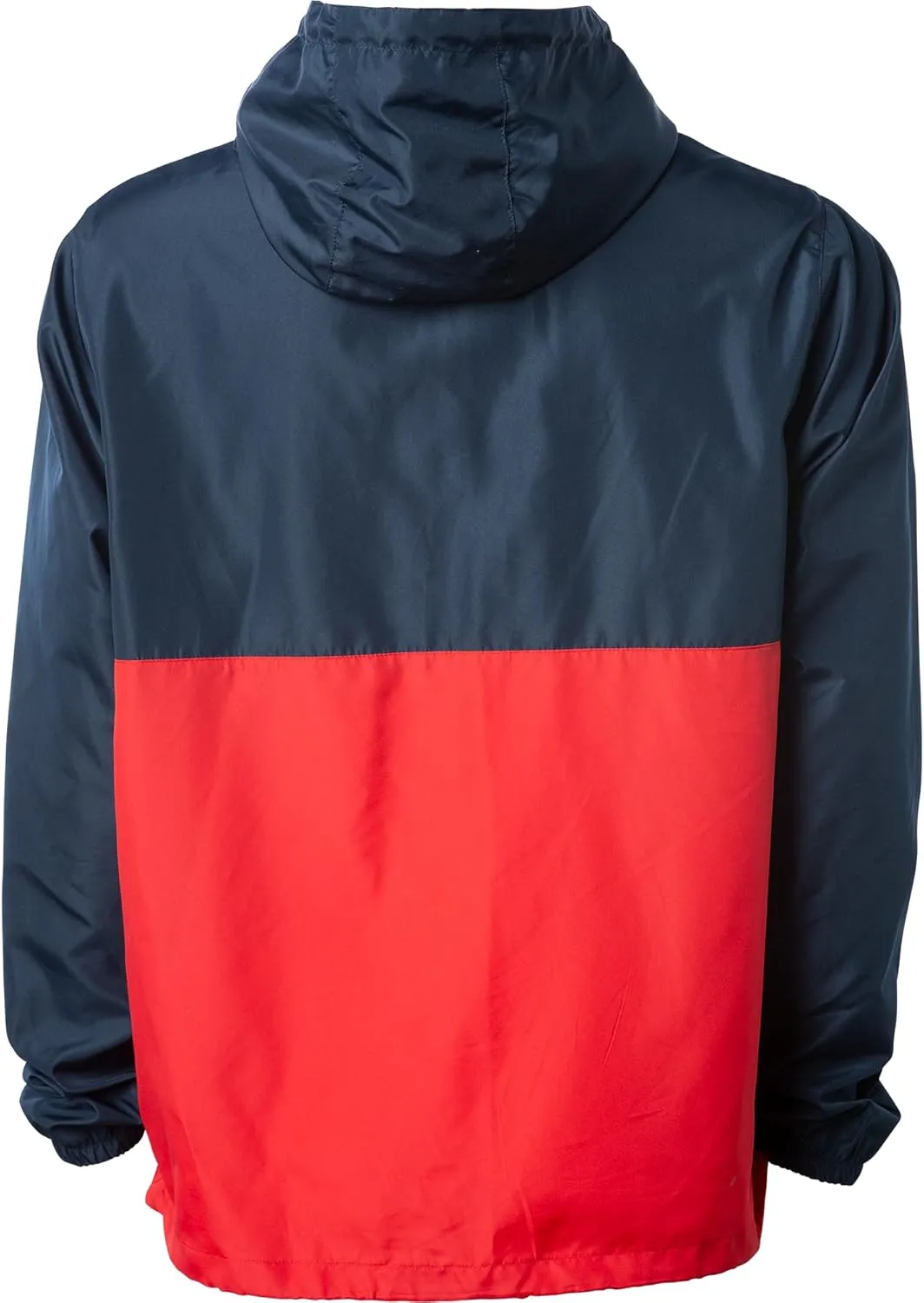 Global Blank Men's Lightweight Packable Windbreaker Jacket Water Reistant Zip Up Hoodie for Men