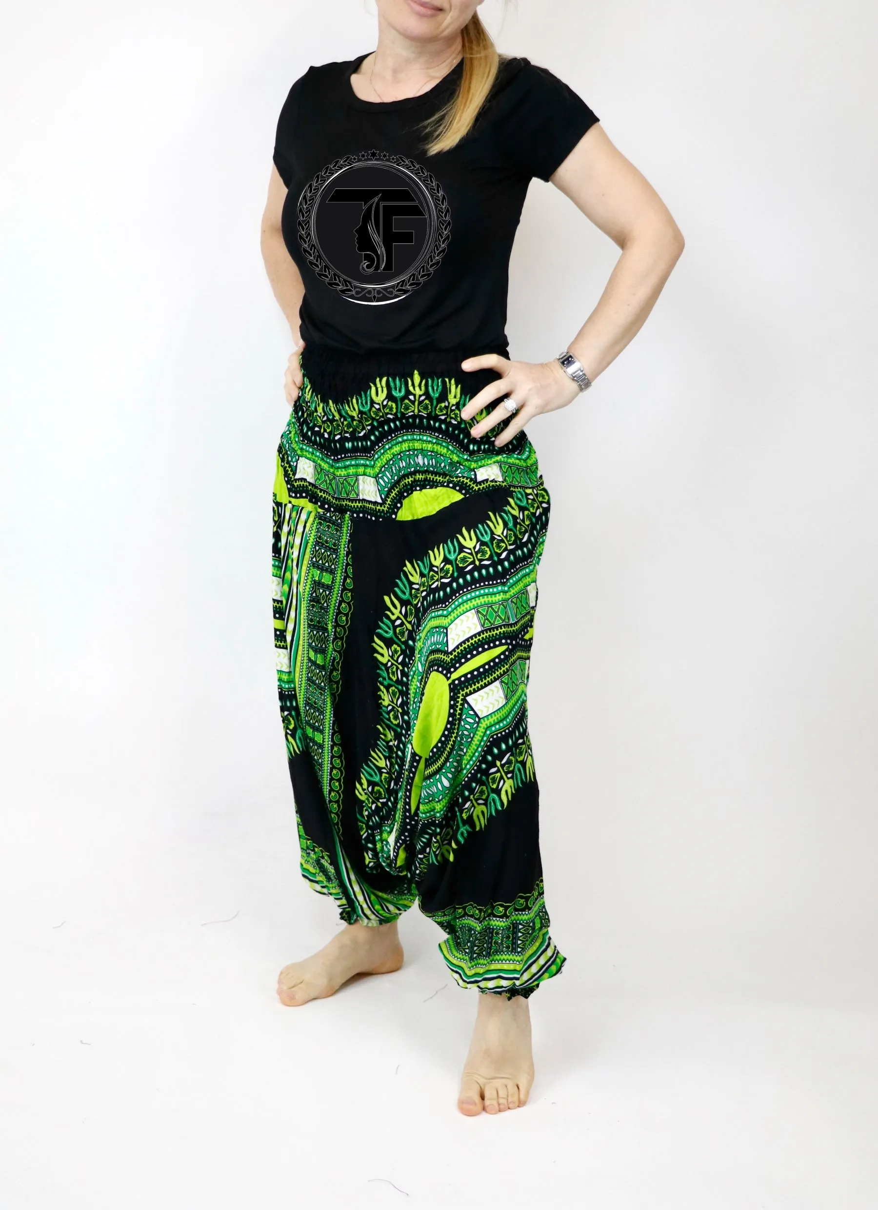 Harem Pants Native African Print Pant Unisex Boho Hippie Yoga Jumpsuits Rompers Bohemian Gypsy Loose Baggy Pants Festival