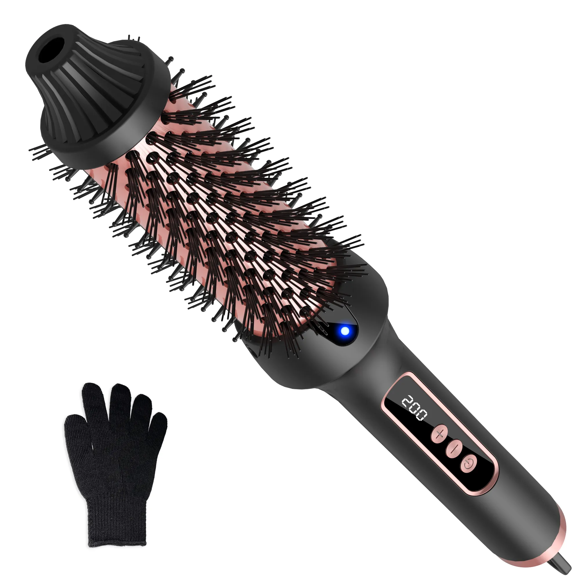 Heated Curling Iron Brush