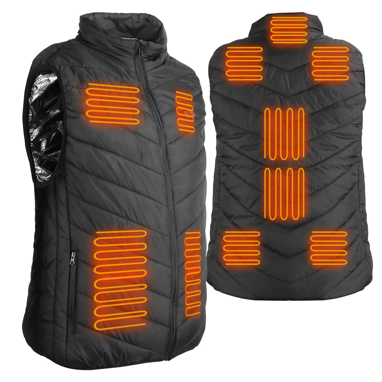 Heated Vest Electric USB Jacket with 3 Temperature Levels