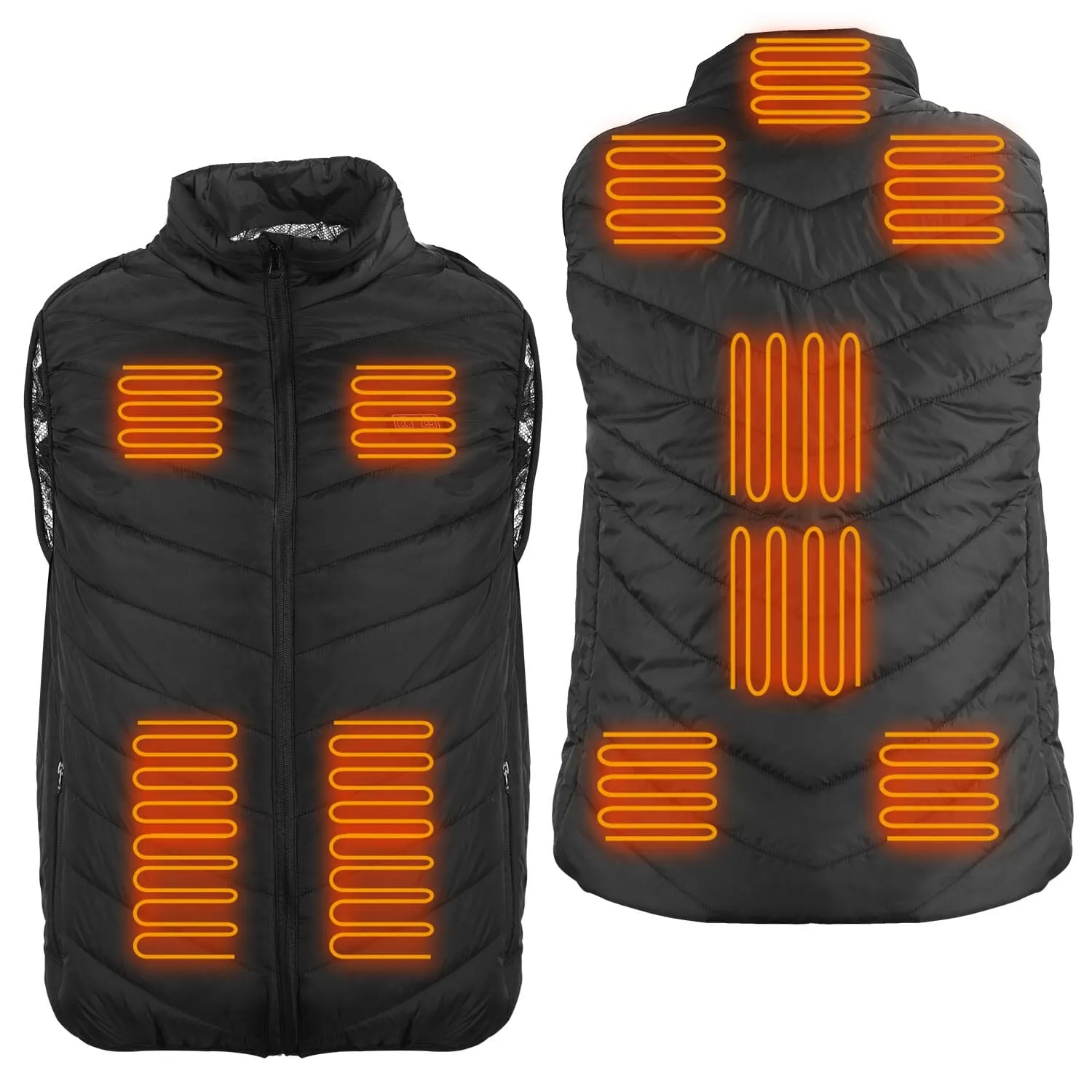 Heated Vest Electric USB Jacket with 3 Temperature Levels