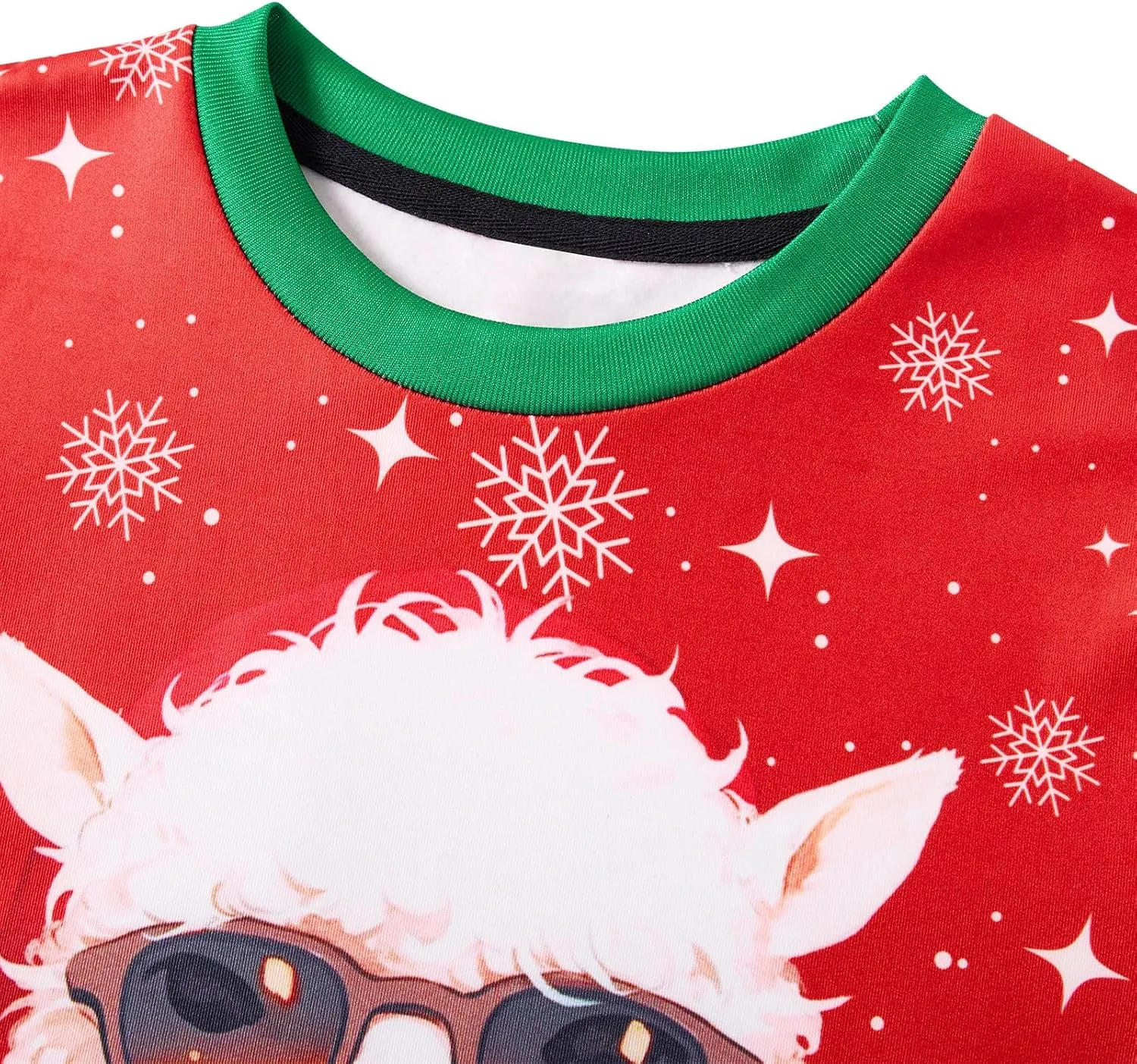 Idgreatim Boys Girls Ugly Christmas Sweater Funny 3D Long Sleeve Xmas Sweatshirt with Fleece Size 4-16