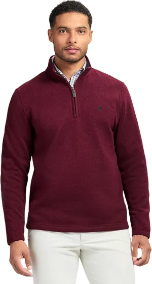 IZOD Men's Thermosoft Quarter Zip Sweater Fleece Pullover