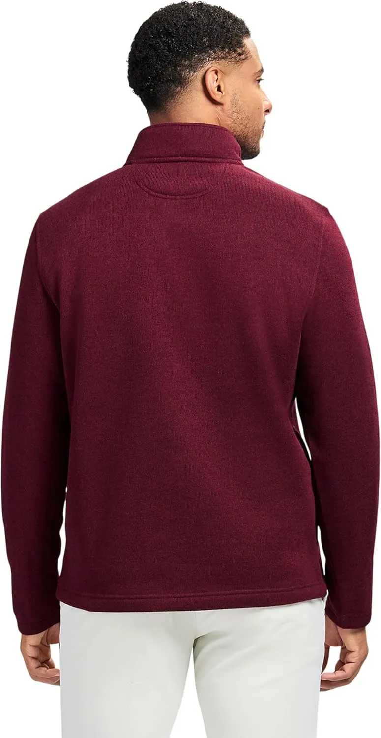 IZOD Men's Thermosoft Quarter Zip Sweater Fleece Pullover