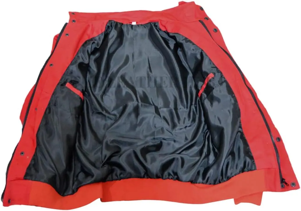 Johnny Lawrence Karate Kid Red Cobra Mens Kobra Kai Series Cotton Jacket-Johnny Lawrence Karate Kid Jacket