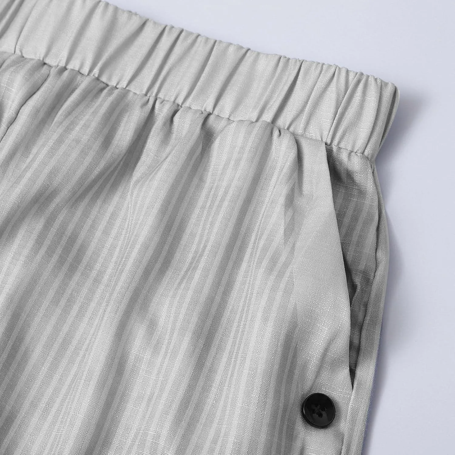 Linen Cropped Pants for Women Summer Trousers Plus Size Pants Trendy Drawstring Elastic Waist Joggers with Pockets