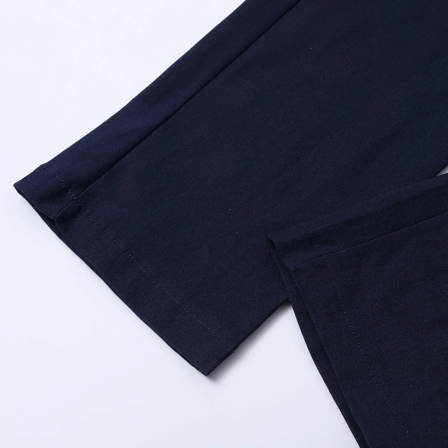 Mens Casual Chino Pants,Slim Fit Zipper Button Expandable Waist Stretch Dress Suit Pants Work Classic Suit Trousers