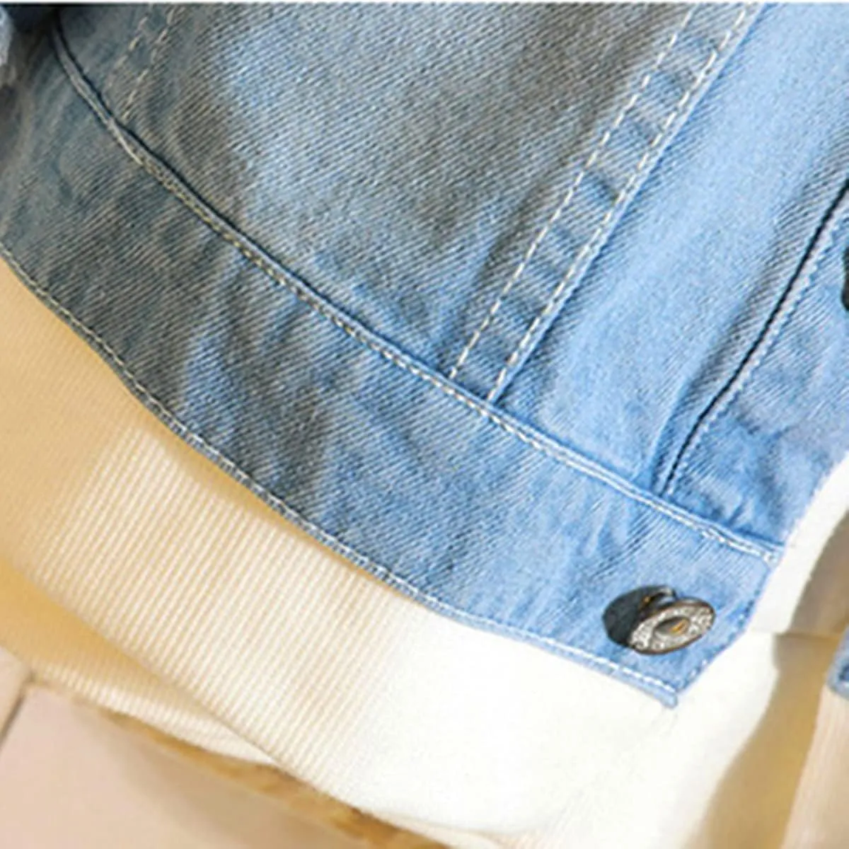 Men's cowboy jacket casual ripped hooded jacket trucker denim jacket cosplay coat