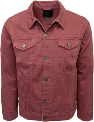 Men's Distressed Denim Jacket Ripped Jean Jacket
