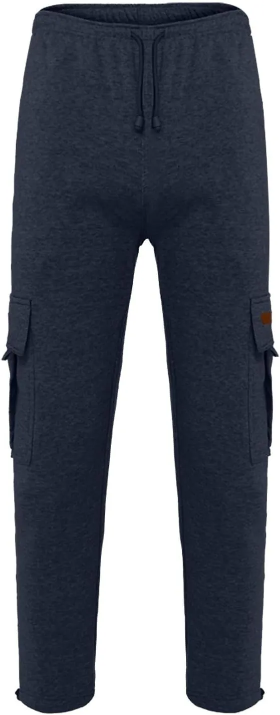Men's Fashion Casual Cargo Pants Athletic Pants Joggers Outdoor Hiking Work Pants with Multi Pockets Sweatpants