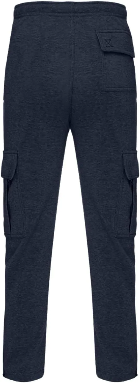 Men's Fashion Casual Cargo Pants Athletic Pants Joggers Outdoor Hiking Work Pants with Multi Pockets Sweatpants