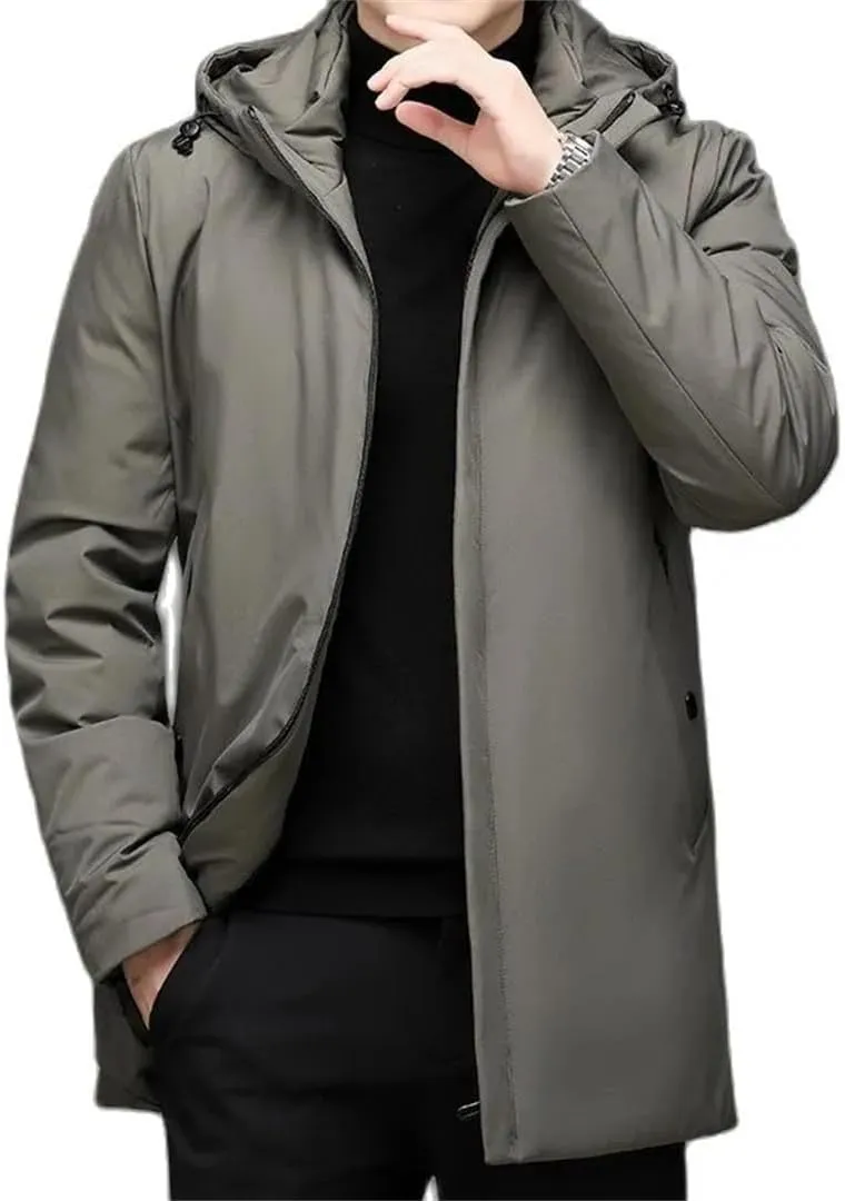 Men's Jacket Fashion Coat Winter Cotton Padded Parkas Jacket Thicken Jacket Outwear Male Hooded Coat