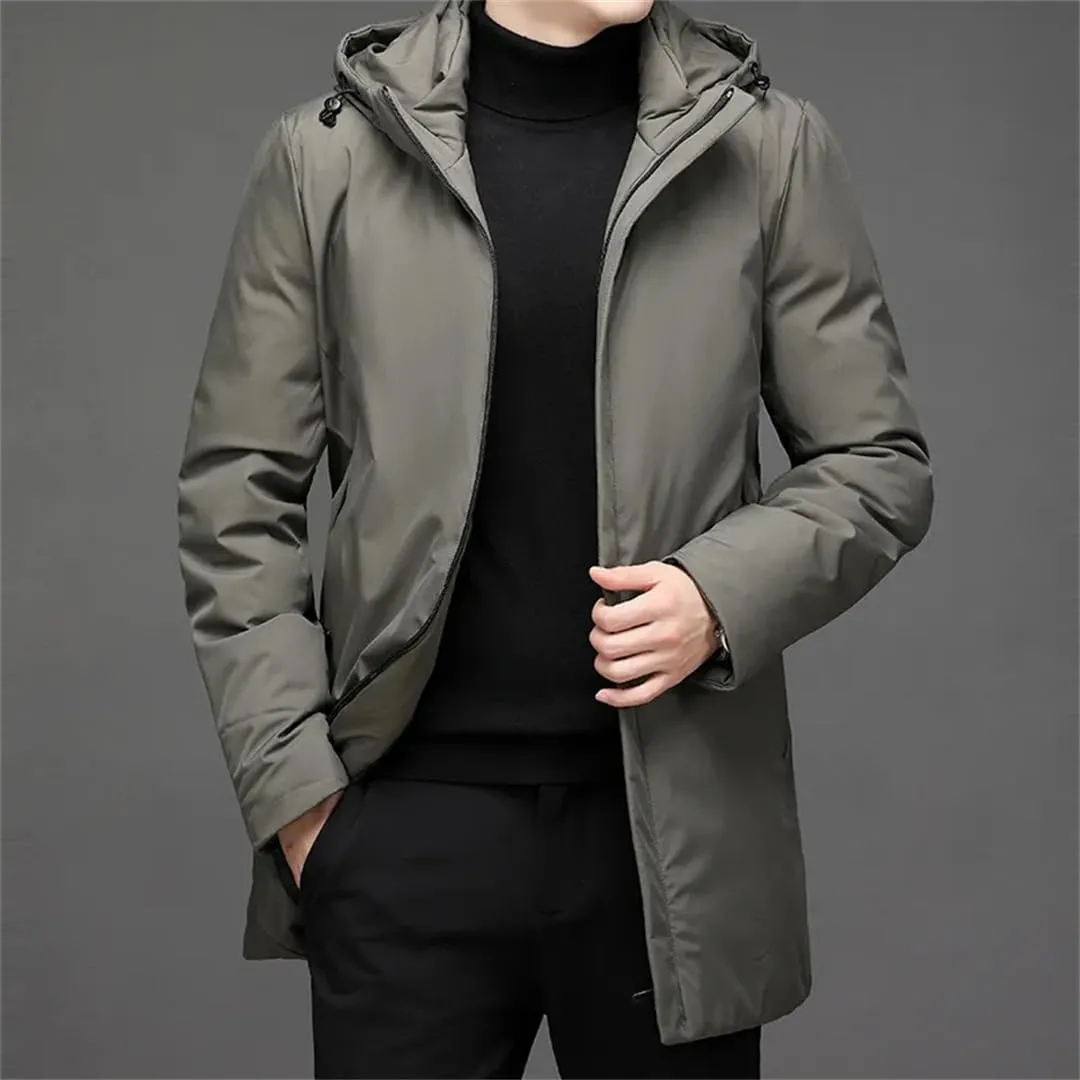 Men's Jacket Fashion Coat Winter Cotton Padded Parkas Jacket Thicken Jacket Outwear Male Hooded Coat
