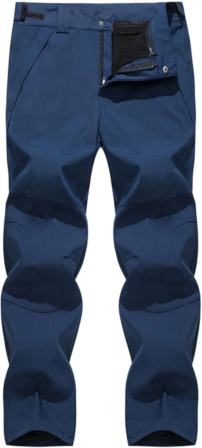 Mens Outdoor Hiking Assault Pants Casual Breathable Zip Off Solid Straight Legs Fashion Sweatpants Loose Trousers