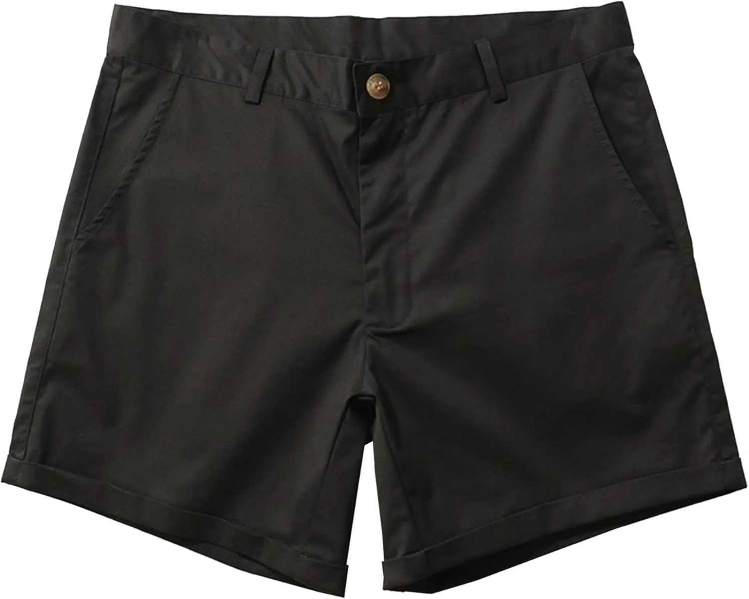 Men's Slim Fit Solid Athletic Short Casual Classic Summer Beach Shorts Chino Comfort Workout Outdoor Shorts