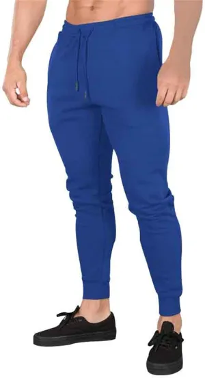 Mens Slim Fit Tapered Track Pants Drawstring Quick Dry Athletic Jogger Sweatpants Outdoor Gym Training Workout Pants