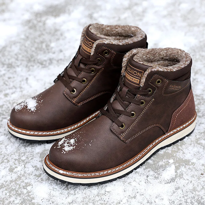 Men's Waterproof Non-slip Snow Boots