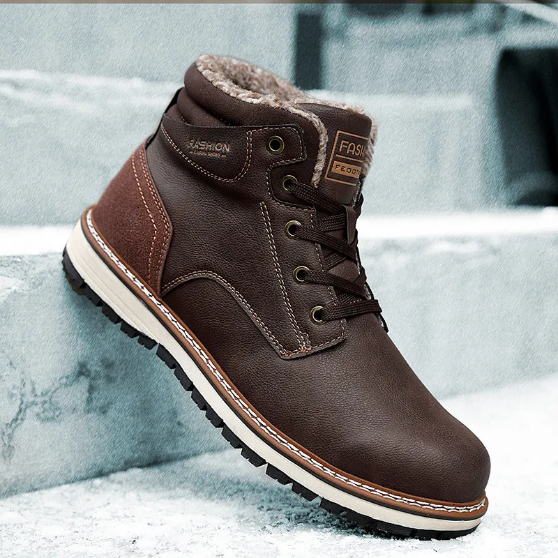 Men's Waterproof Non-slip Snow Boots